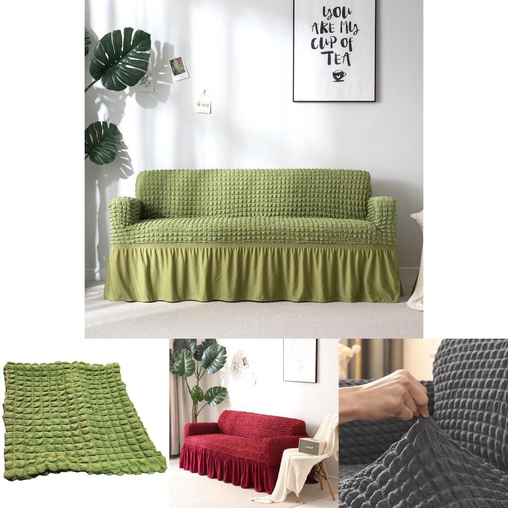 3D Blasen Gitter Sofabezug Umfassender Schutz mit Anti-Rutsch-Design