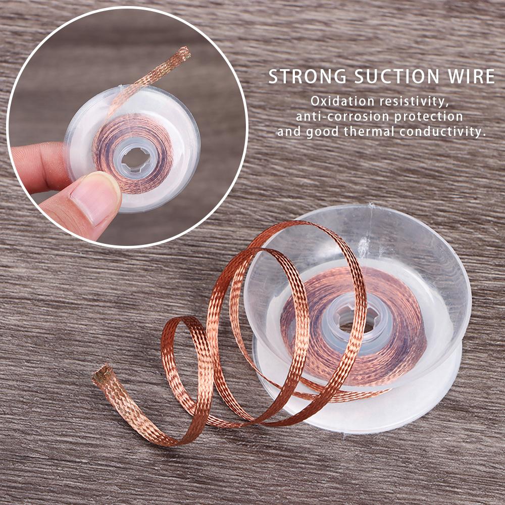 2025 Hot Professional Desoldering Braid Tape Copper Solde Wire Tin Solder Removal Soldering Wick BGA Repair High Quality Tools