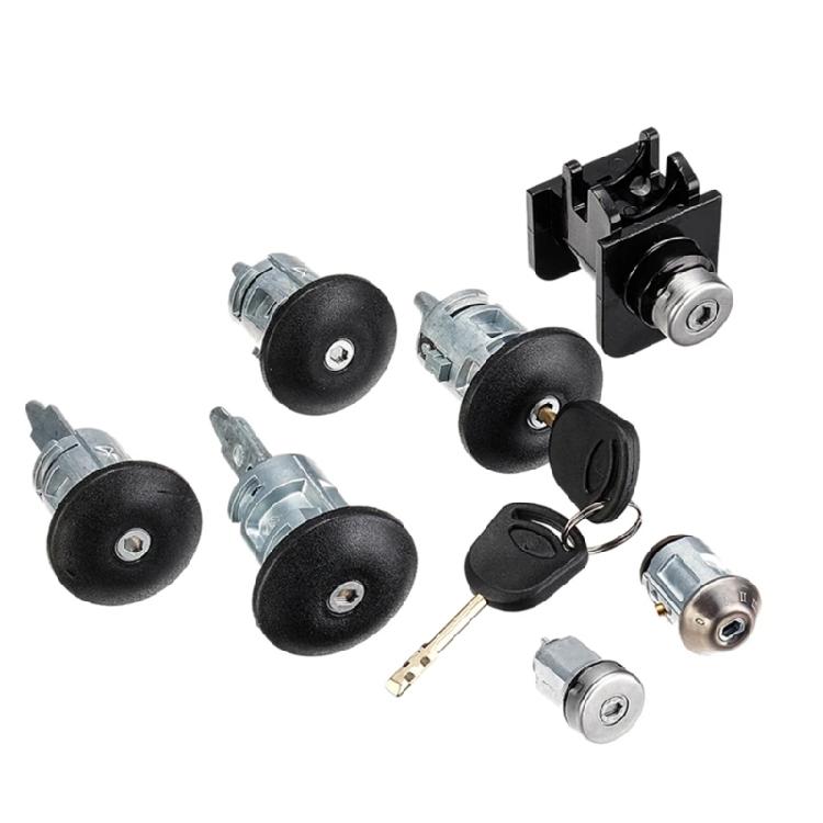 

Heavy Duty Car Door Lock Cylinder Kit With Engine Ignition Switches 1C1A-V22050-BA YC15V22050YG For MK6 4359018 4119503 1
