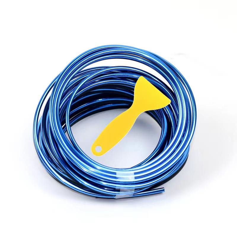 

5 м Автомобильная формовка Декоративные гибкие полосы Автомобильные внутренние молдинги Панель приборов Кромка двери Панель Зазор Отделочная полоса Авто Стайлинг Наклейки