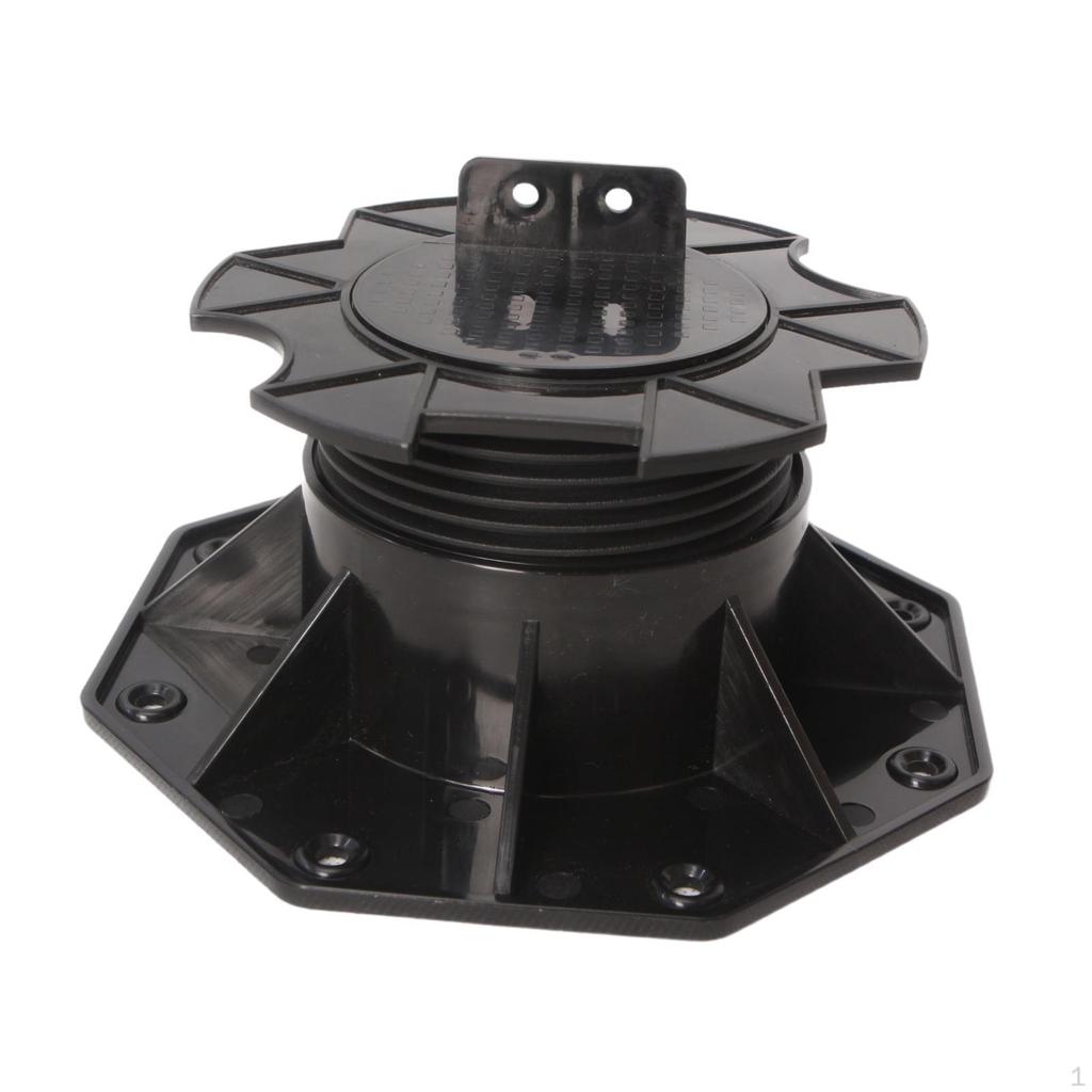 Adjustable Deck Support Foundation Base Floor Raising for Outdoor Keels