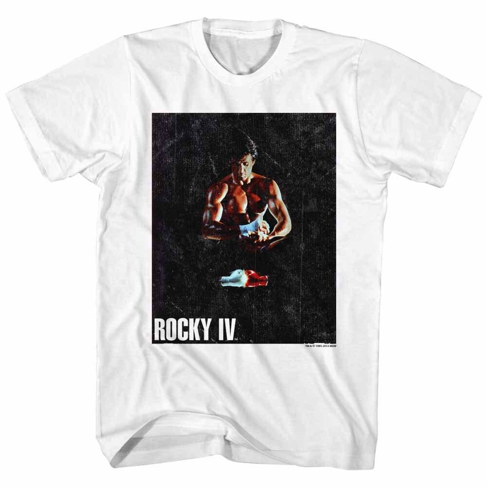 Rocky IV Movie The Italian Stallion Rocky Balboa Wrapping Fist Men T Shirt XXXL