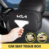 Car Paper Towel Bag Headrest Decor Tissue Backseat Paper Box For Ceed Sportage Rio K5 K2 Optima Cerato Venga Sedona