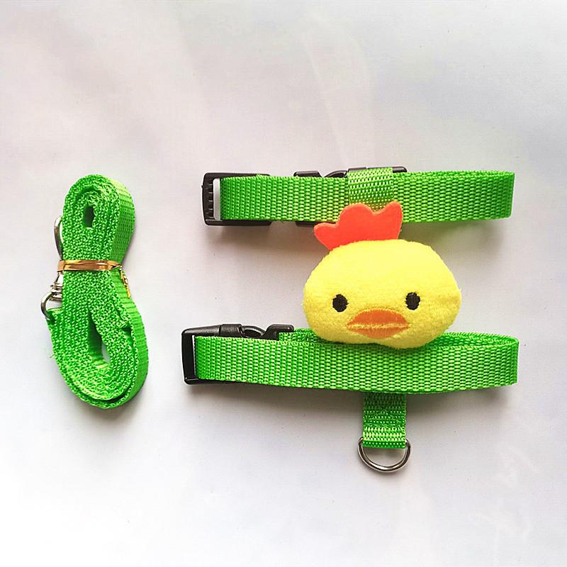 Small Animals Outdoor Wakling Supplies Cartoon Style Rabbit Harness and Leash Set for Bunnies Guinea Pig Bunny Accessoris Pet 1