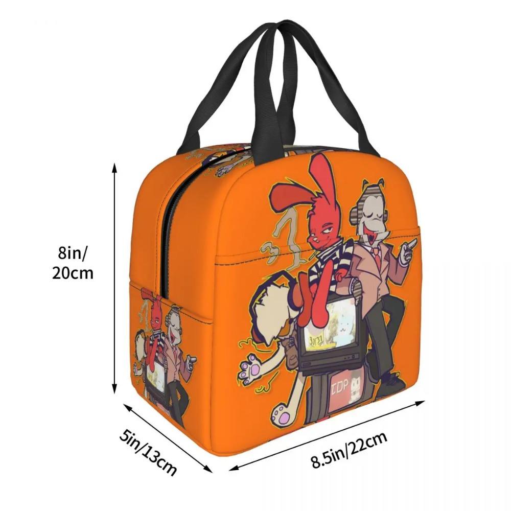 31 Minutos Chilean Comedy Cartoon Insulated Lunch Bag for Women Kids Portable Food Boxes Thermal Lunch Box Tote