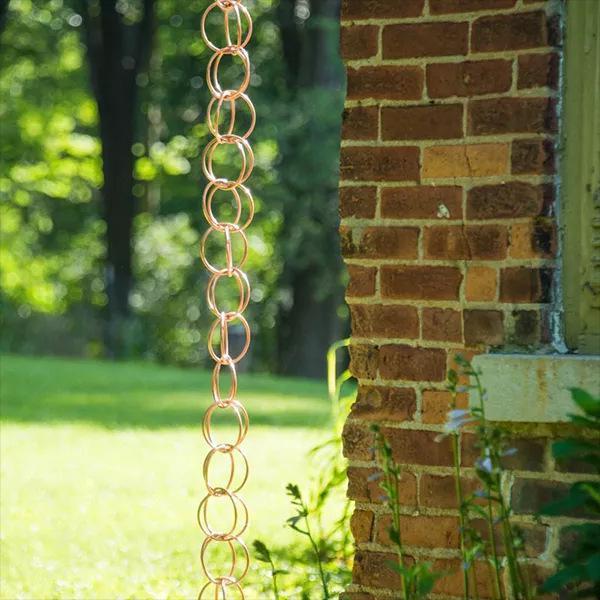 Kettle Metal Wind Chimes Butterfly Love for Garden Courtyard Decoration Wind Chimes Rain Chain Ramadan Festival Valentine's Day