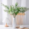 Baby's Breath Green Artificial Branch 32" Fake Long Stem Gypsophila Flowers with Leaves for DIY Floral Arrangements Wedding Bouquets Home Table Decor