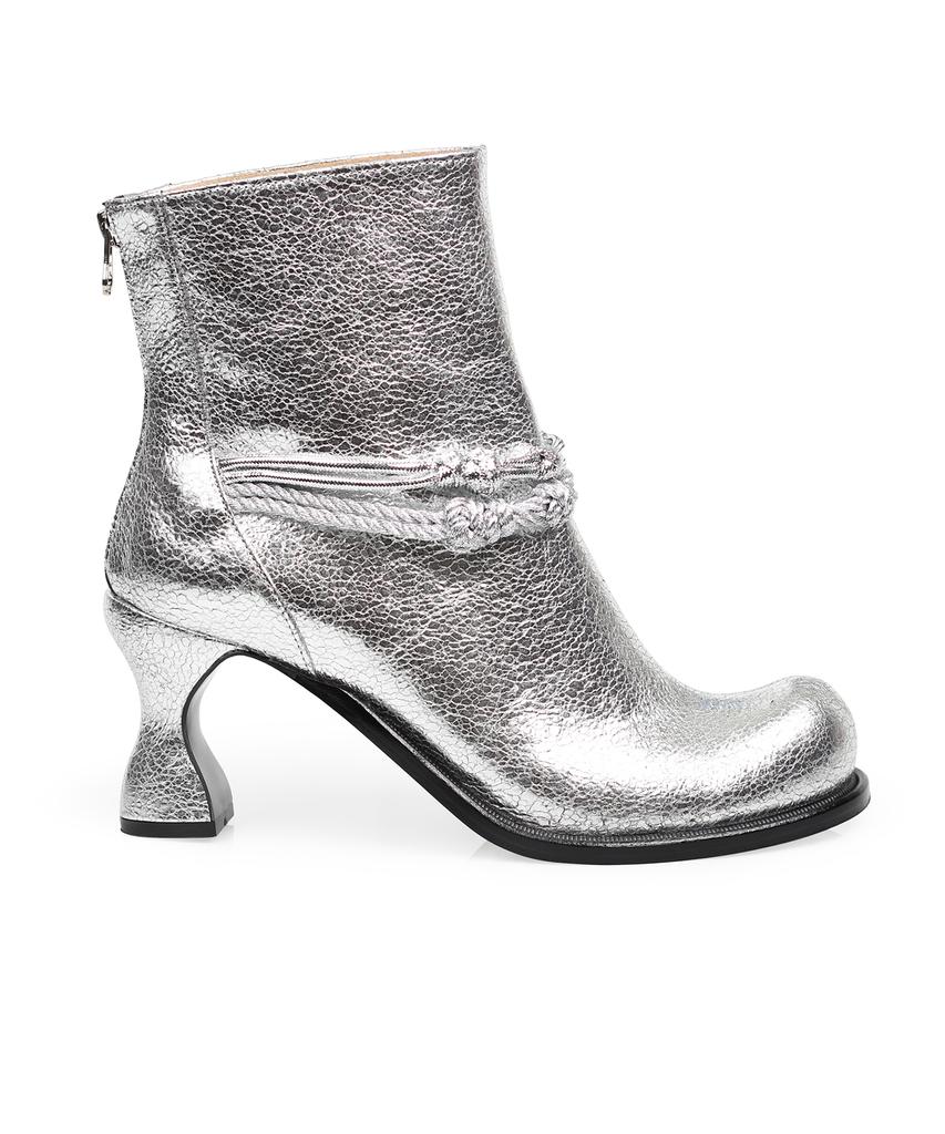 Pleiades Silva Ankle Boots - Silver