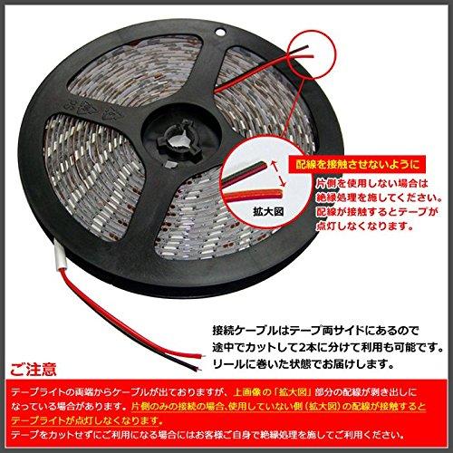 Kaito Denshi LED Strip Light, 300 Lights, 12V, Both Terminals,
