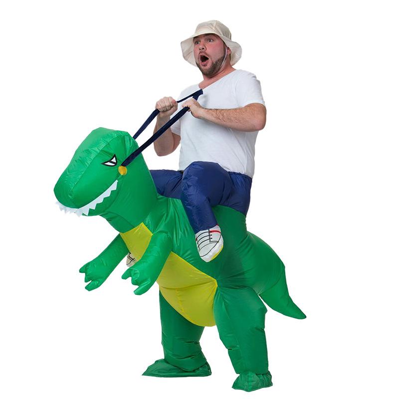 Goofy Inflatable T-Rex Dinosaur Ride-On Costume for Kids