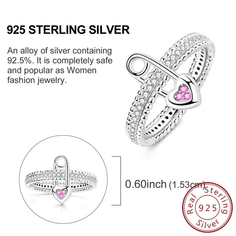 New 925 Silver Rings Firefly Hollow Rose Infinite Love Simple Ring for Women Wedding Engagement Party Jewelry Gift