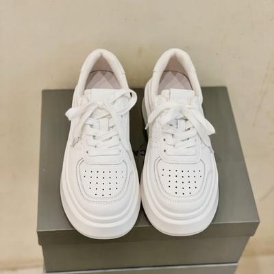 Thick-soled Little White Shoes Women's New Versatile Muffin Board Shoes High-end Sports and Leisure Shoes
