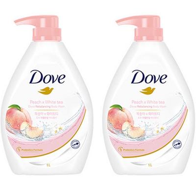 Telové mlieko Dove White Peach, 2, 1L kórejskej kozmetiky