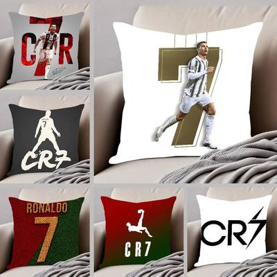 CR7 Cristiano Ronaldo Herbst Kissenbezug Muster Bedruckter Kissenbezug für Wohnzimmer Sofa Kissenbezug & Schlafzimmerdeko