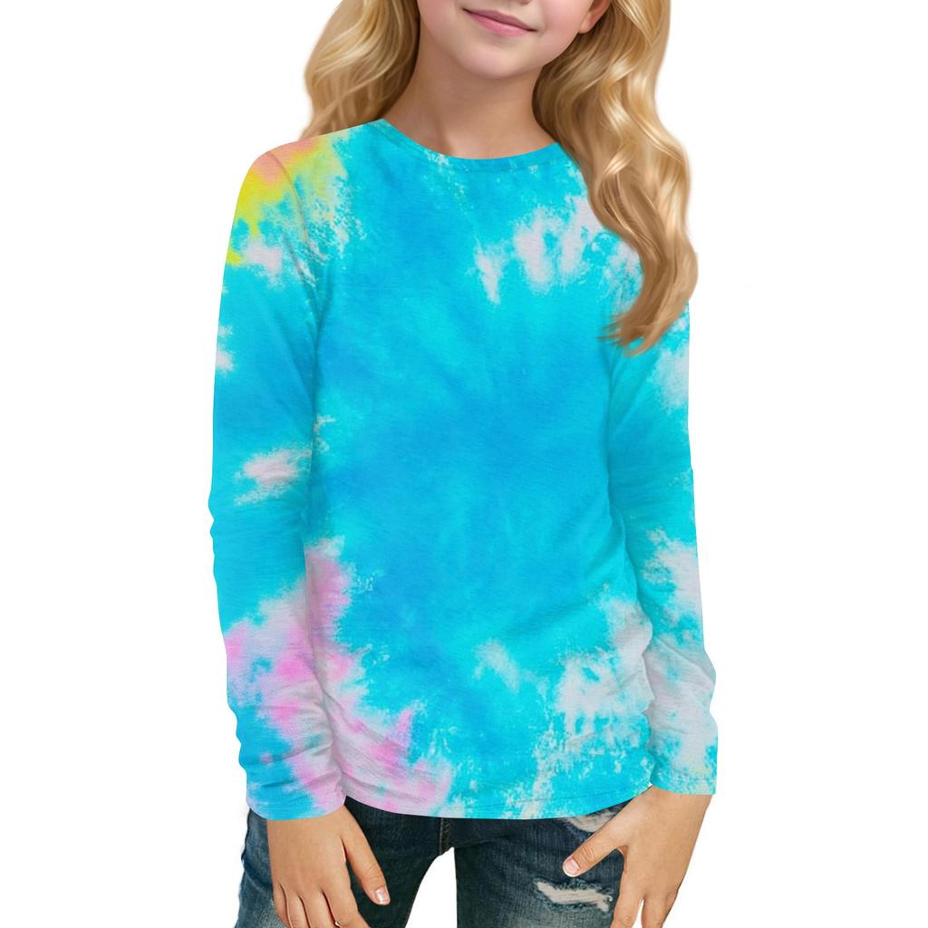 Kinder Langarm O-Ausschnitt Oberteil Bedruckt Täglich Lässig