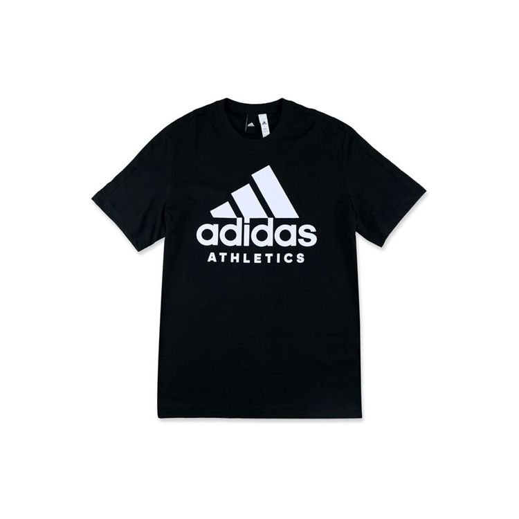 

Adidas Training Crew Neck Short Sleeve T-Shirt Men Tops Black BR4749 XS