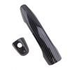 4Pcs ABS Car Carbon Fiber Style Side Door Handle Cover Trim Decor Fit For Honda Civic Coupe 2012 2013 2014 2015