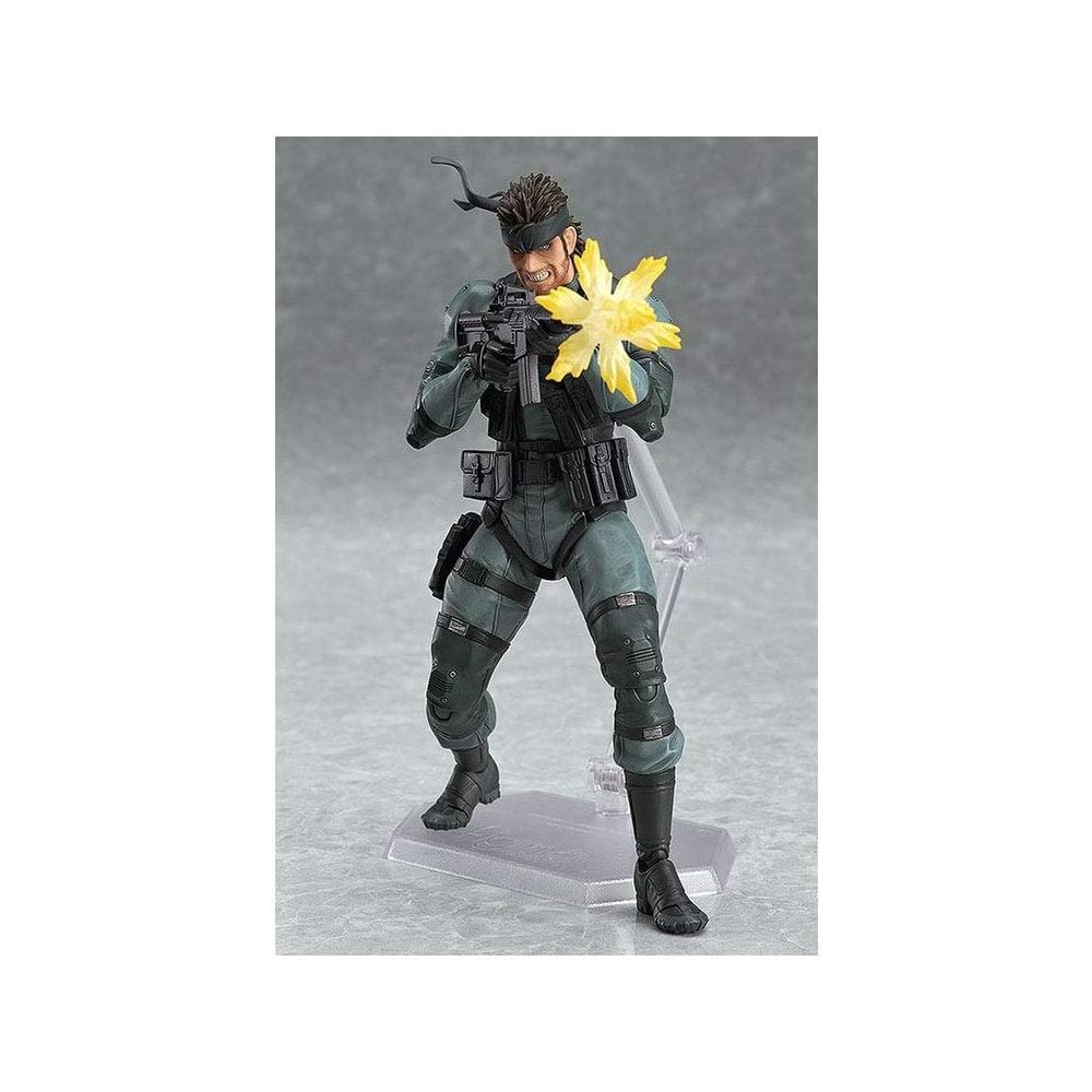 Figma METAL GEAR SONS OF LIBERTY Solid Snake MGS2 malovaná pohyblivá figurka SOLID2 ver. ABS&ATBC-PVC bez kotelního kamene
