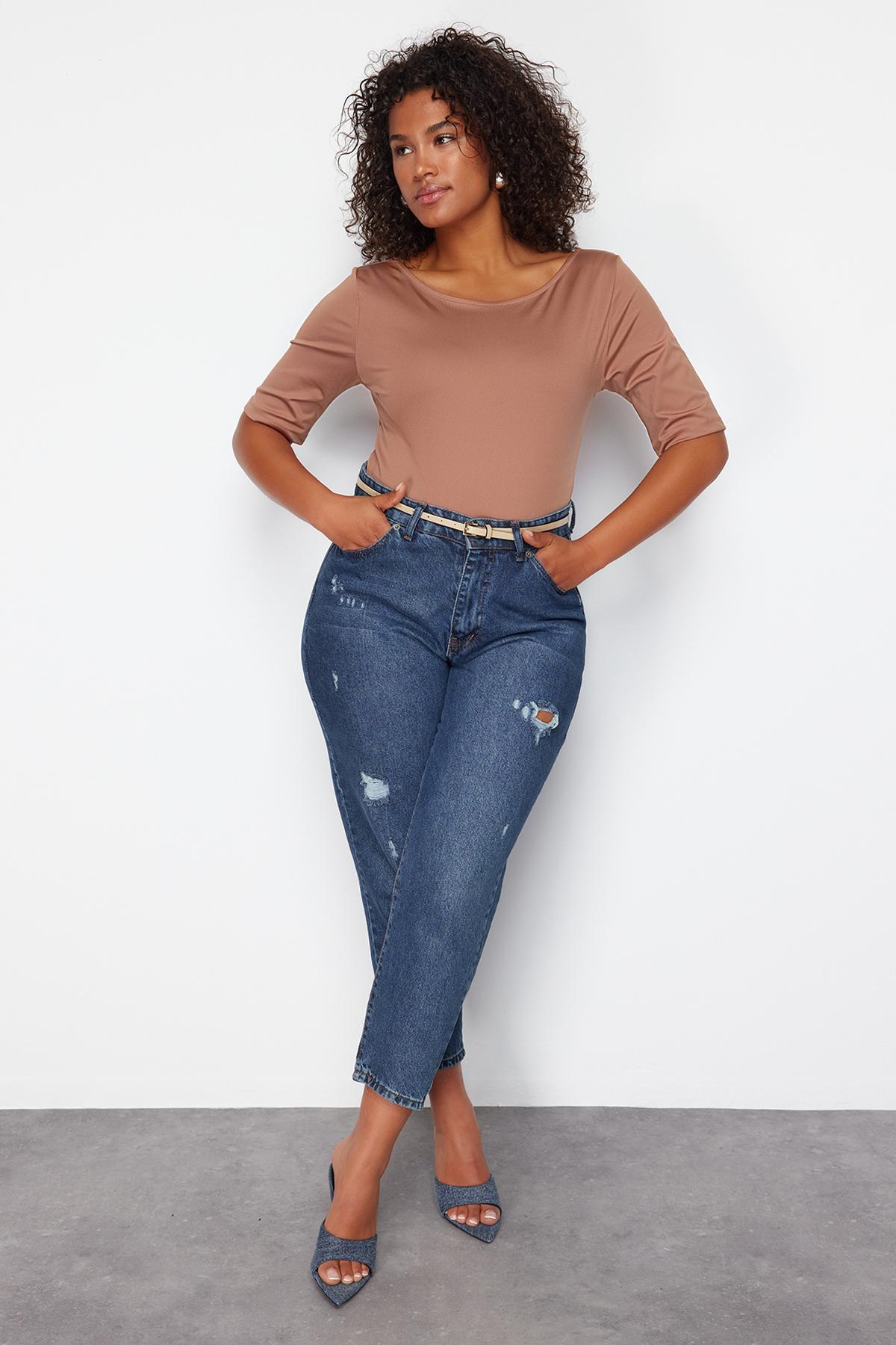 

Женская мода, новая блузка большого размера, норковая, более экологичная, трикотажная блузка бежевый