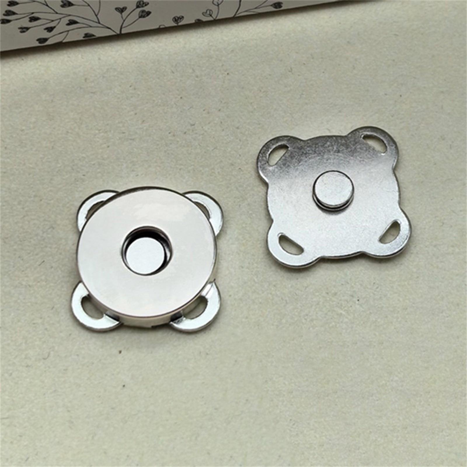 

14 мм Магнитные кнопки, Магнитные застежки для сумок и багажа One Size серебряный