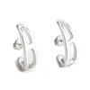 Chaine DAncre Monochrome Decoration 925 Silver Earrings Women Earrings H124501B00