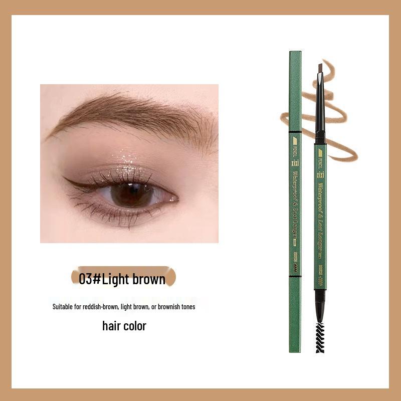 XiXi Waterproof Long-Lasting Eyebrow Pencil: Professional Use, Natural Look, Root-by-Root Precision, Double-Ended Design.