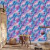 Wallpaper Ink blue, violet, purple and azure 50x1000