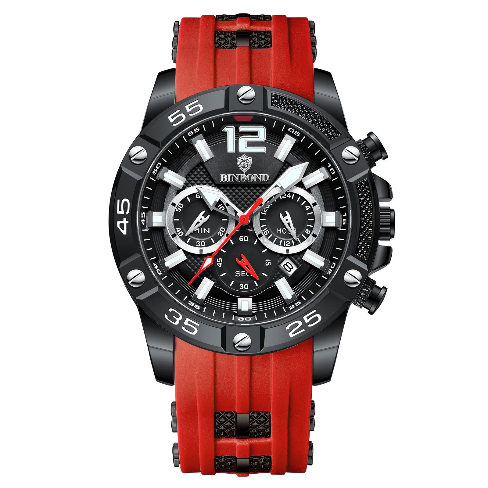 Men s Watch Fully Automatic Waterproof Multifunctional Fashion Business Watch Men s Male Student Calendar Quartz Watch