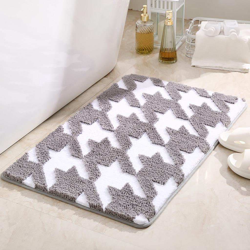 Qianniao Grid Floor Mat Bathroom Anti Slip Mat
