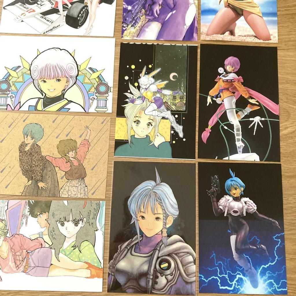 [USED] Masakazu Katsura Postcard Size Illustration Video Girl Wingman DNA Jump
