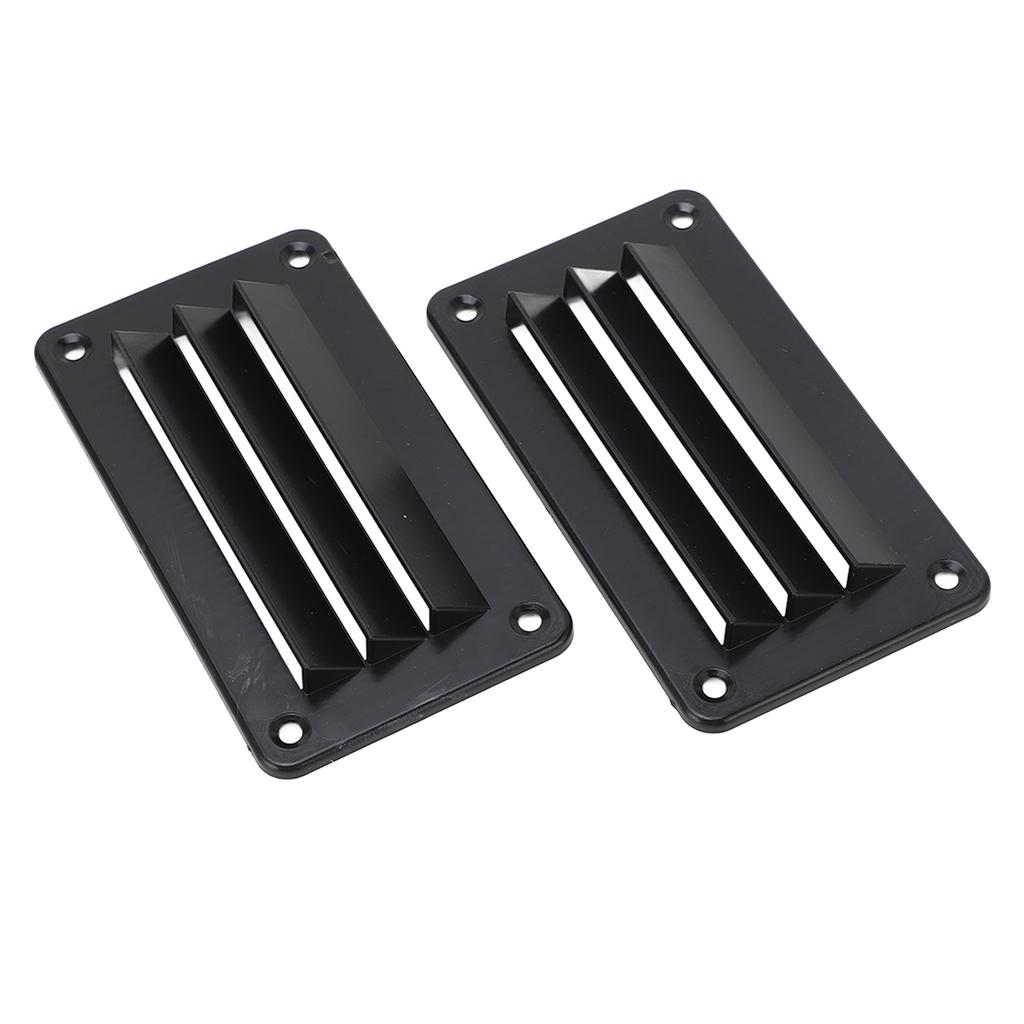 2pcs RV Air Vent Louver Professional Bathroom Office Ventilation Outlet Grille Louver for Boat