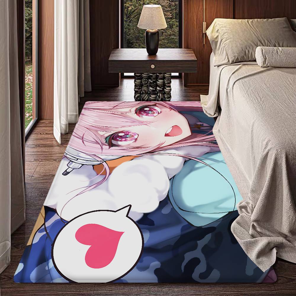 S-Super Sonico Hallway Carpet INS Style Soft Bedroom Floor House Laundry Room Mat Anti-skid Bedside Area Rugs