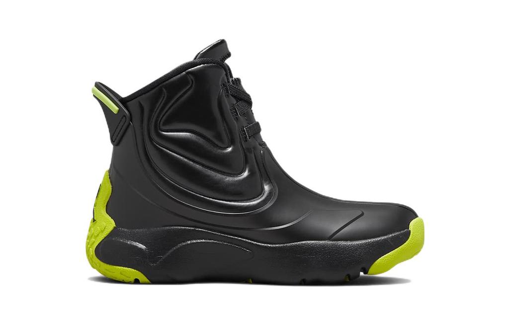 Jordan Drip 23 Slip Resistant Cushioning Abrasion Resistant High Top Kids' Outdoor Shoes Black Green CT5798-001