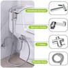 High-Pressure Bidet Sprayer Set with Stainless Steel Valve