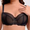 Big Boobs Large Bra Underwire Thin Cup Comfortable Plus Size Underwear