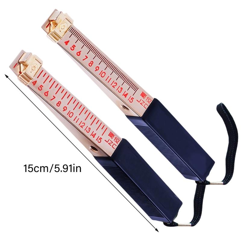 1-15mm Wedge Shaped Vernier Feeler Gauge Inspection Flatness Tool for House Engineering Feeler Gauge