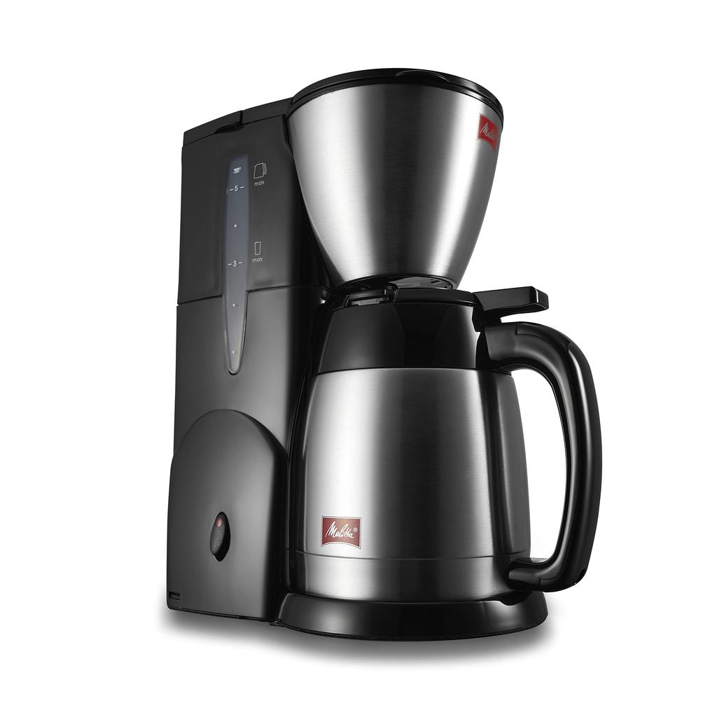 Melitta Noah Plus Filter Paper Coffee Maker, 700ml, Black, 5-Cup Capacity, SKT55-1B