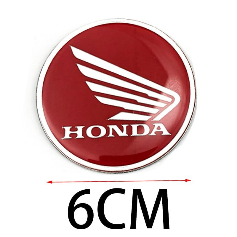 Chaojibao 2pcs New 3D Honda Sticker Logo Motorcycle Gas Tank Sticker Emblem Badge Decoration