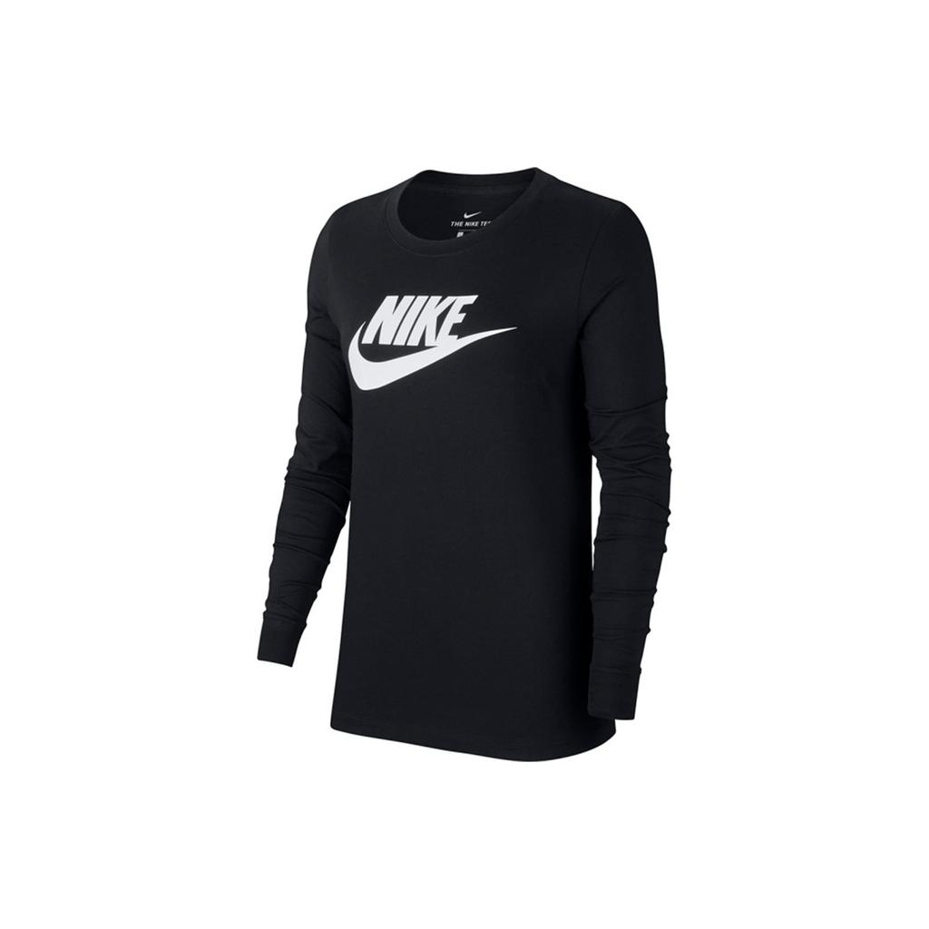 Nike T Shirts Women's Black Crew Neck Moderate Straight Fit BV6172-010