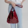 Mode Patent Leder Frauen Schulter Taschen Vintage Weibliche Casual Tote Handtaschen Große Kapazität Damen Einkaufstasche