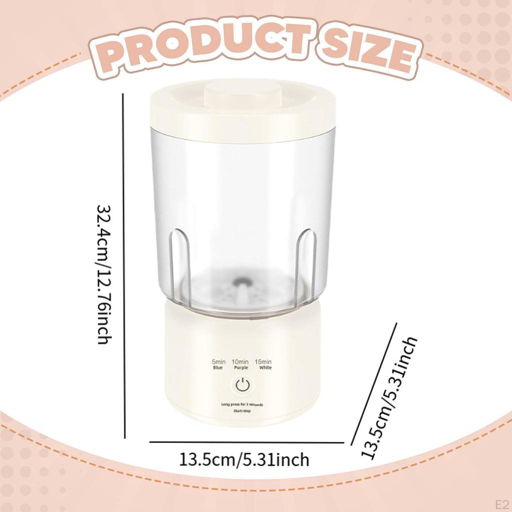 Socks Washing Machine Portable Tabletop 10W Small Clothes Washer for Laundry