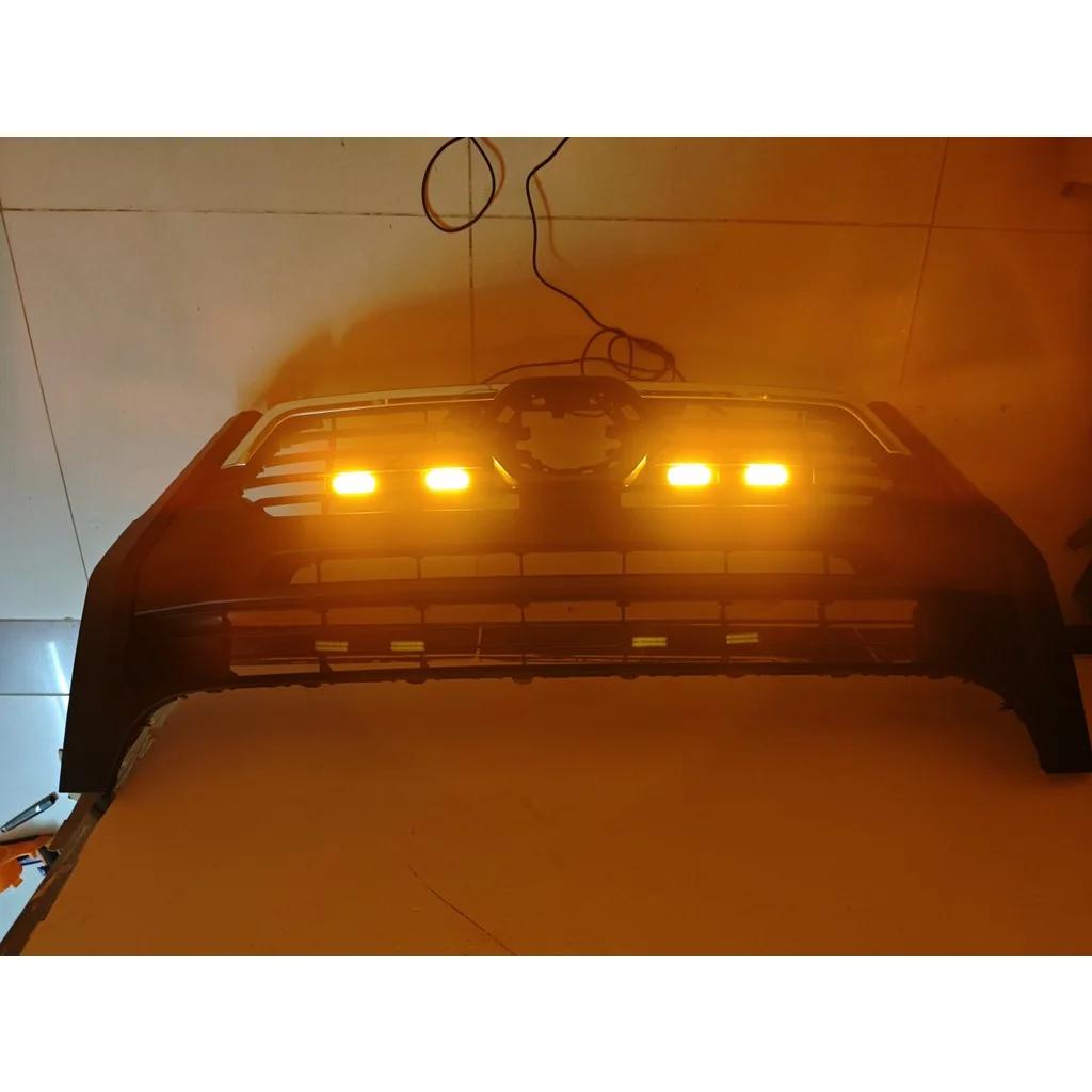 FOR HAVAL H9 LED Front Grille Light  Car Daytime Running Light Wheel Eyebrow Lamp For Pickup Offroad 12V Light for car grille