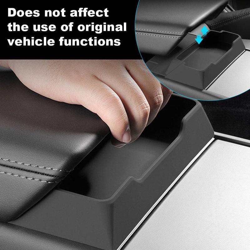 For Tesla Model Y Launch/Juniper 2025 Center Console Armrest Storage Box Glasses Tray Organizer Car Interior Accessories