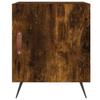 Nightstands 2 pcs Smoked Oak 40 x 40 x 50 cm Engineered Wood
