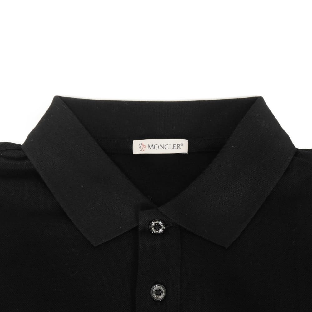 Used 12262 logo stitch patch half button 8A000 24 84673 7833 L Short sleeve Unused Tricolor Cotton Black Men's from