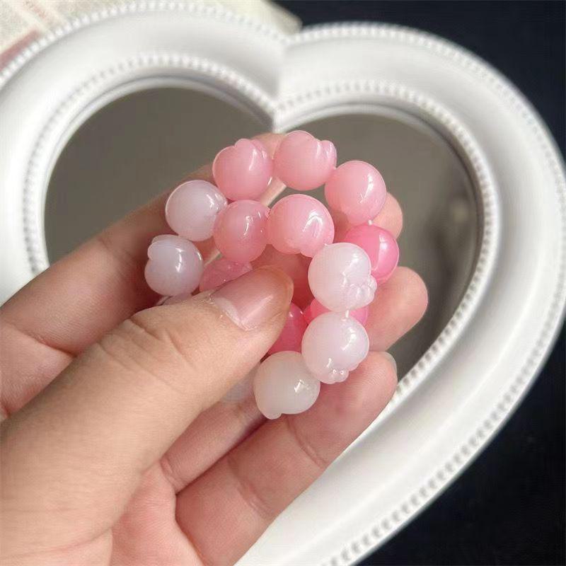 Adorable Chubby Gradient Kitten Claw Beaded Bracelet - 2025 Trendy Style for Women and Students