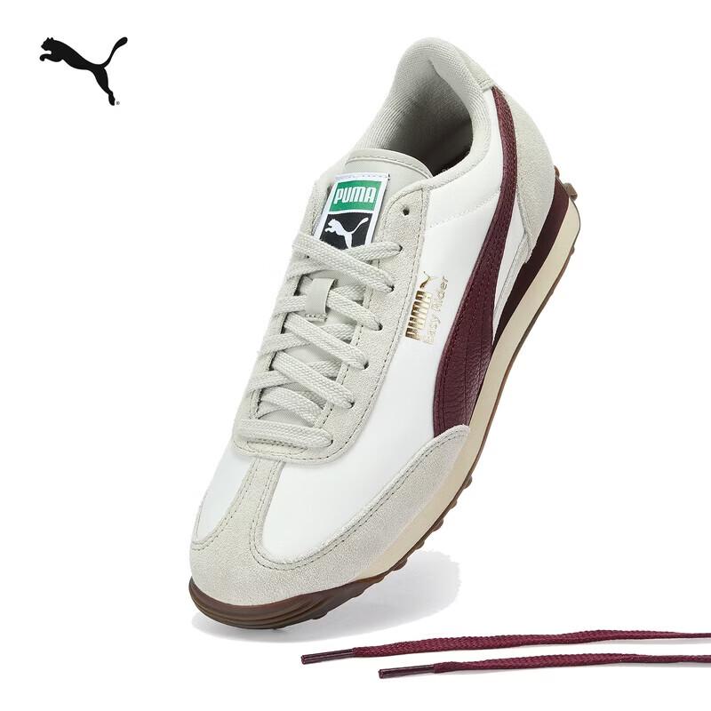 PUMA Easy Rider Retro Unisex Sneakers Warm White-Wine Red