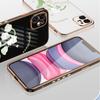 Cartoon Cute Bear Plating Phone Case for iPhone 11 13 15 Samsung Galaxy A52 Xiaomi Redmi 12C Note 10 Pro Oneplus Soft Smartphone Cover Cases