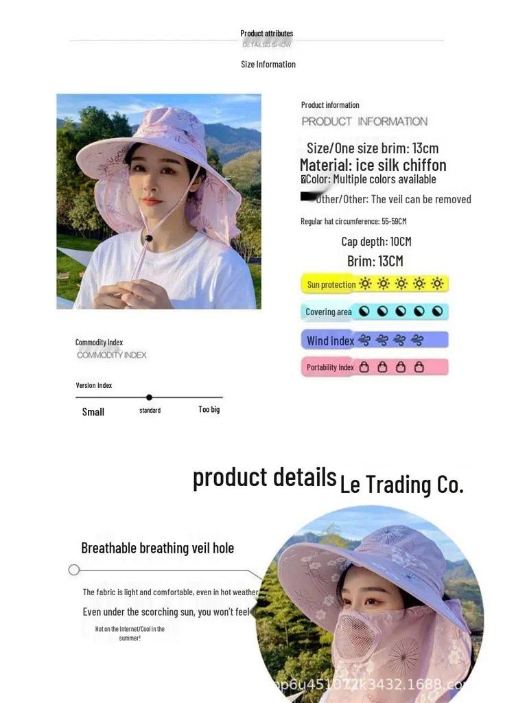 Chapeau de soleil respirant à large bord pour femmes d'âge moyen et âgées - Mode d'été et protection UV