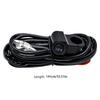 Waterproof Motorcycle Fog Lights Wire Switch Harness Headlight Spotlights Wire Cable Suitable for ATV Car LED Work Light